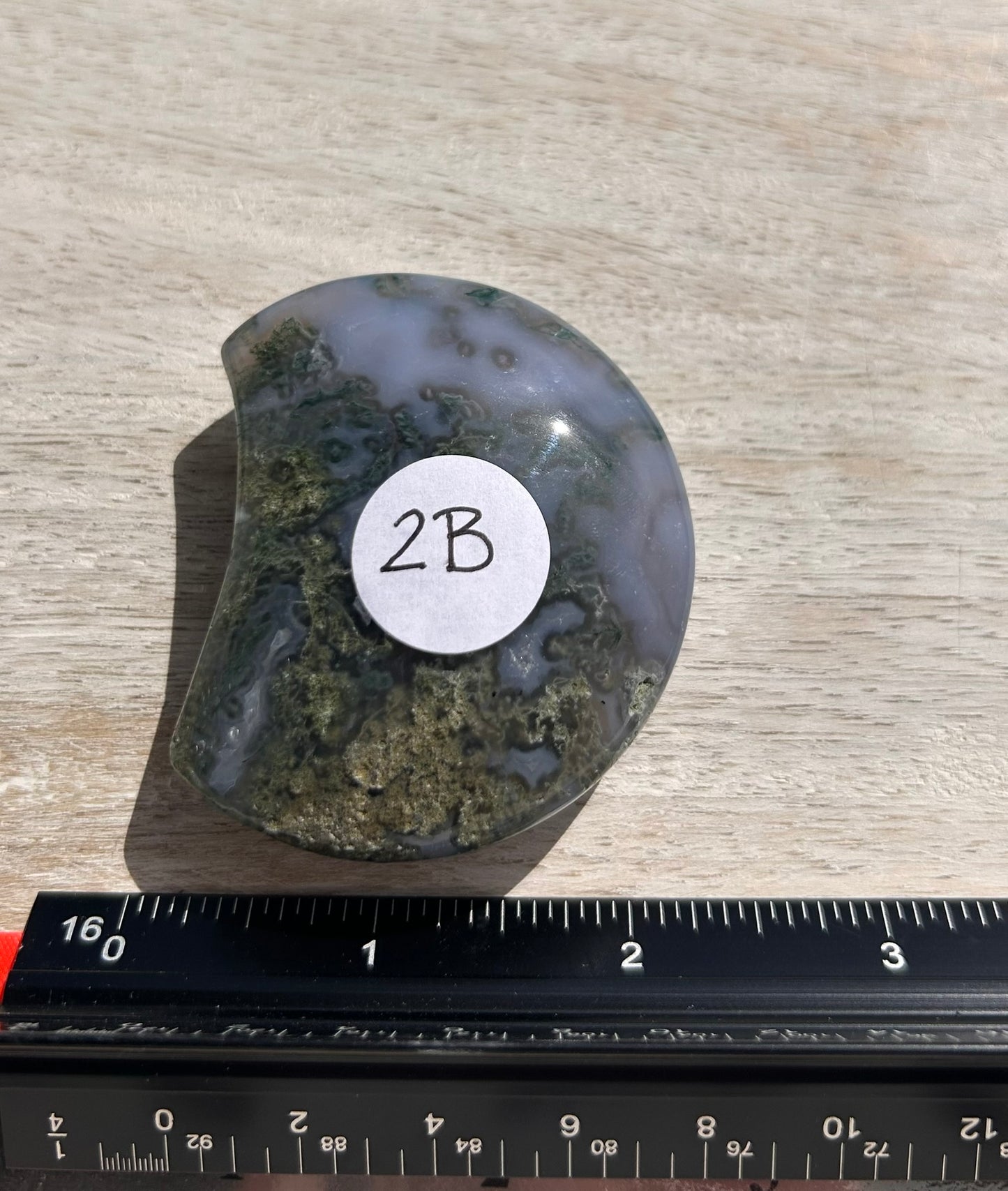 Moss Agate Moon - 2B