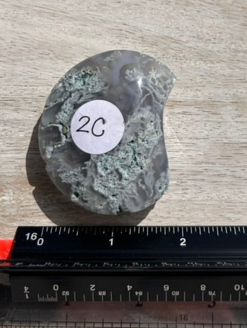 Moss Agate Moon - 2C