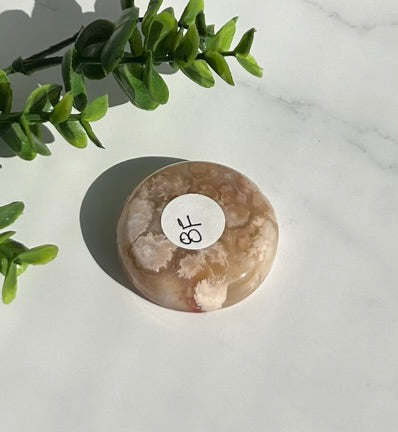 Flower Agate Bowl / Ring Holder (2") - 8F