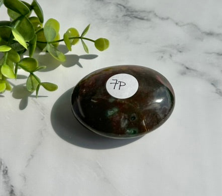 Ocean Jasper Palm Stone - 7P