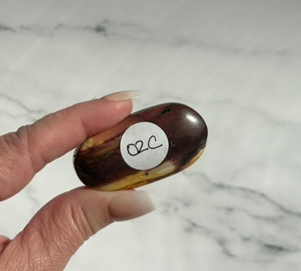 Mookaite Palm Stone - 02C