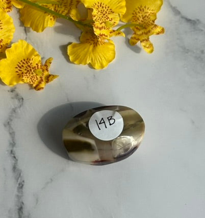 Mookaite Palm Stone - 14B