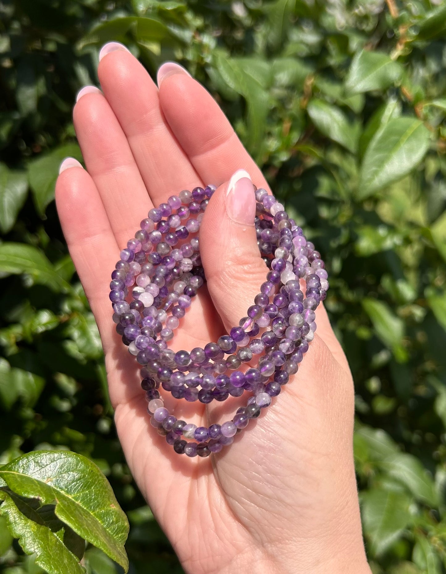 Chevron Amethyst Bracelet - 4mm - $4.99ea