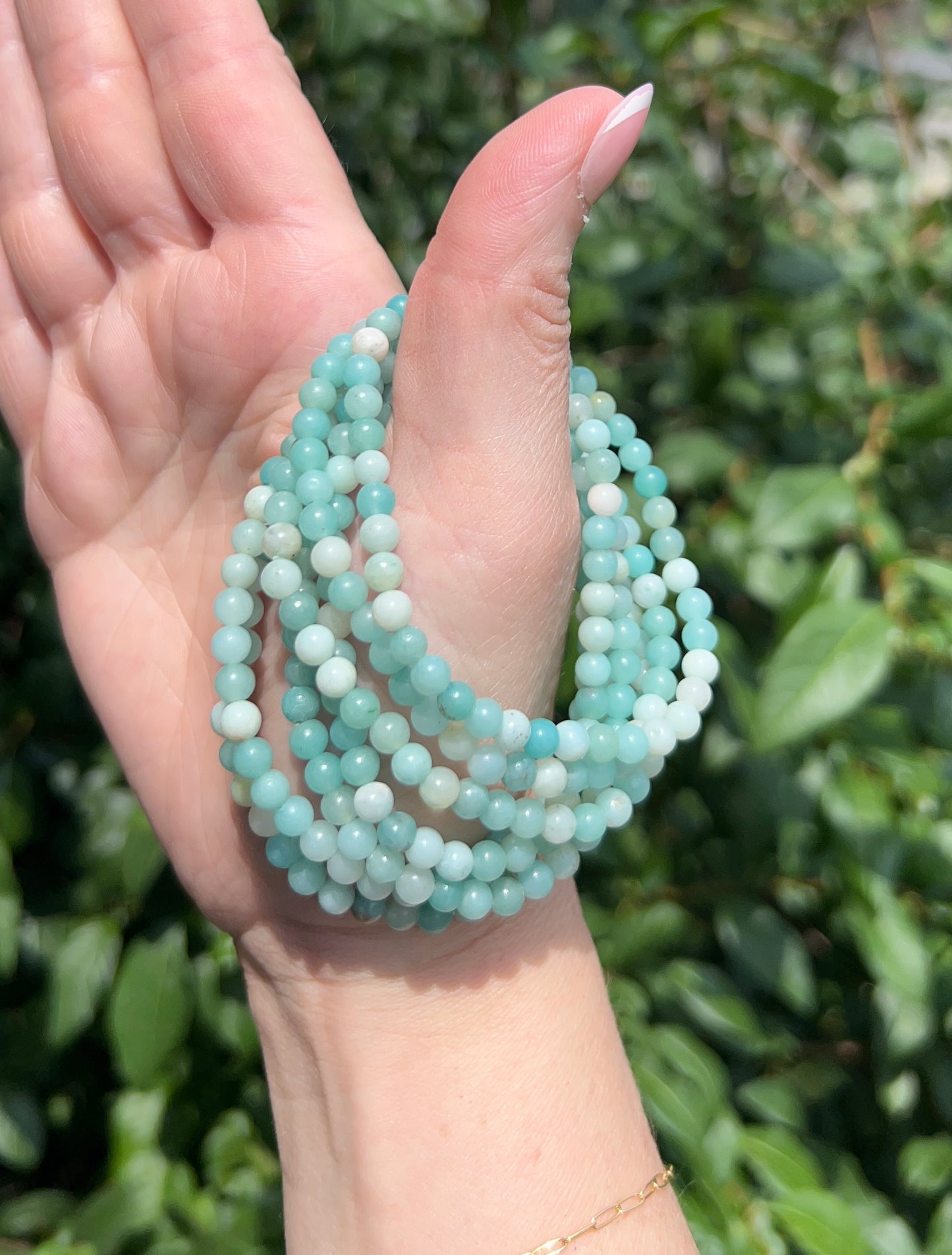 Caribbean Calcite Bracelet - 4mm - $4.99ea