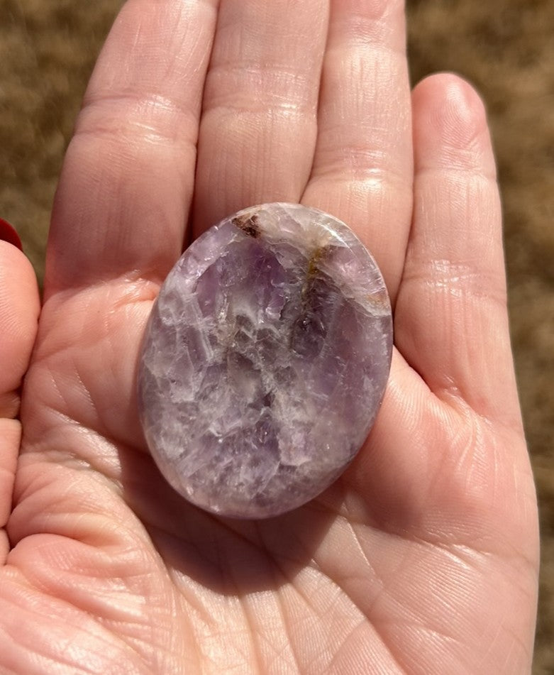 (One) Amethyst Worry Stone - $4.99ea