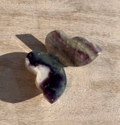 Rainbow Fluorite 3D Butterfly - 3C