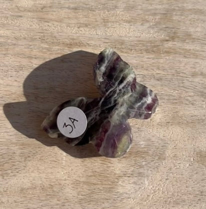 Rainbow Fluorite 3D Butterfly - 3A