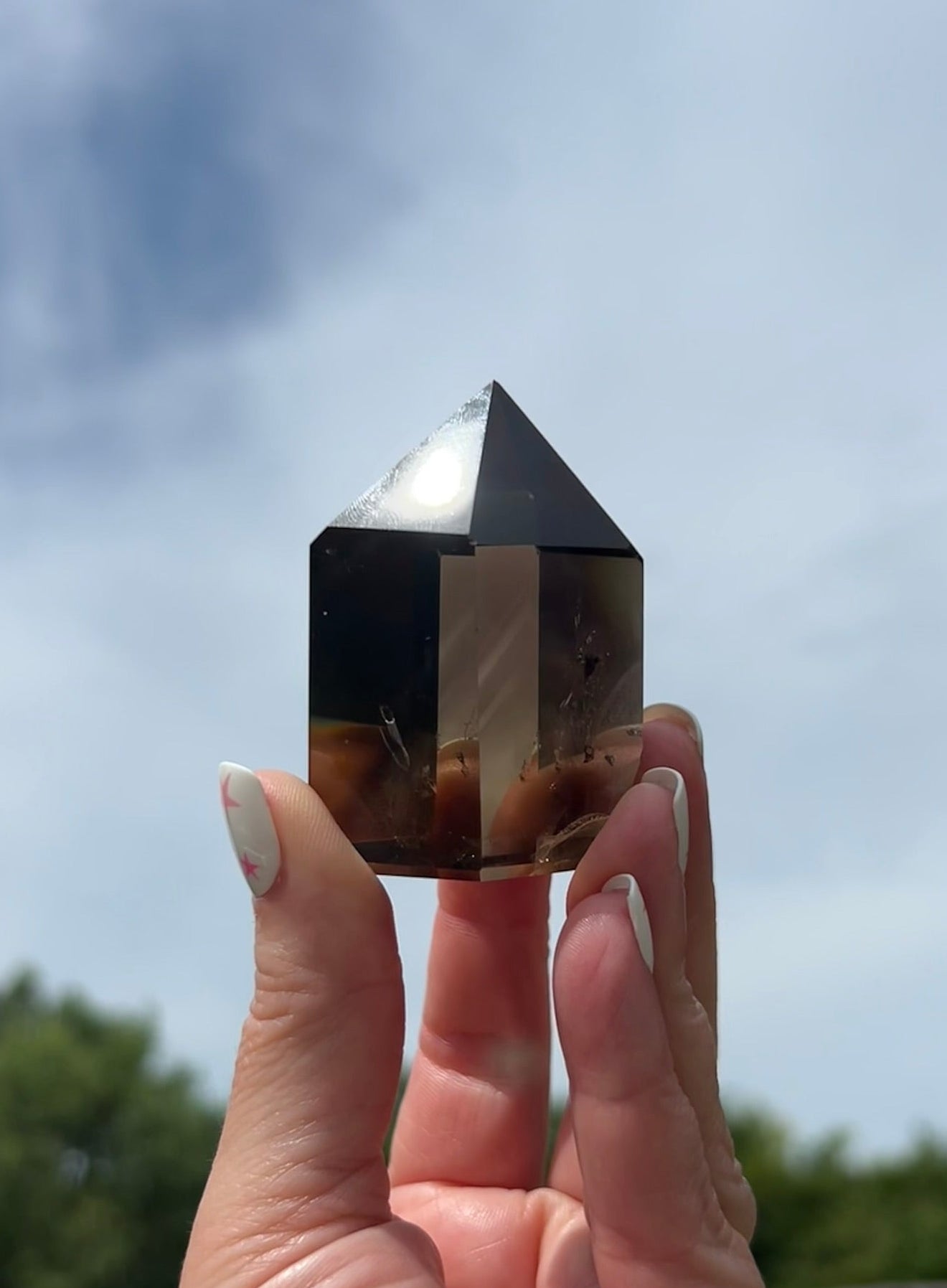 Smoky Quartz Tower (2.4") - #G