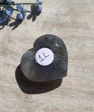 Moss Agate Heart - 1L