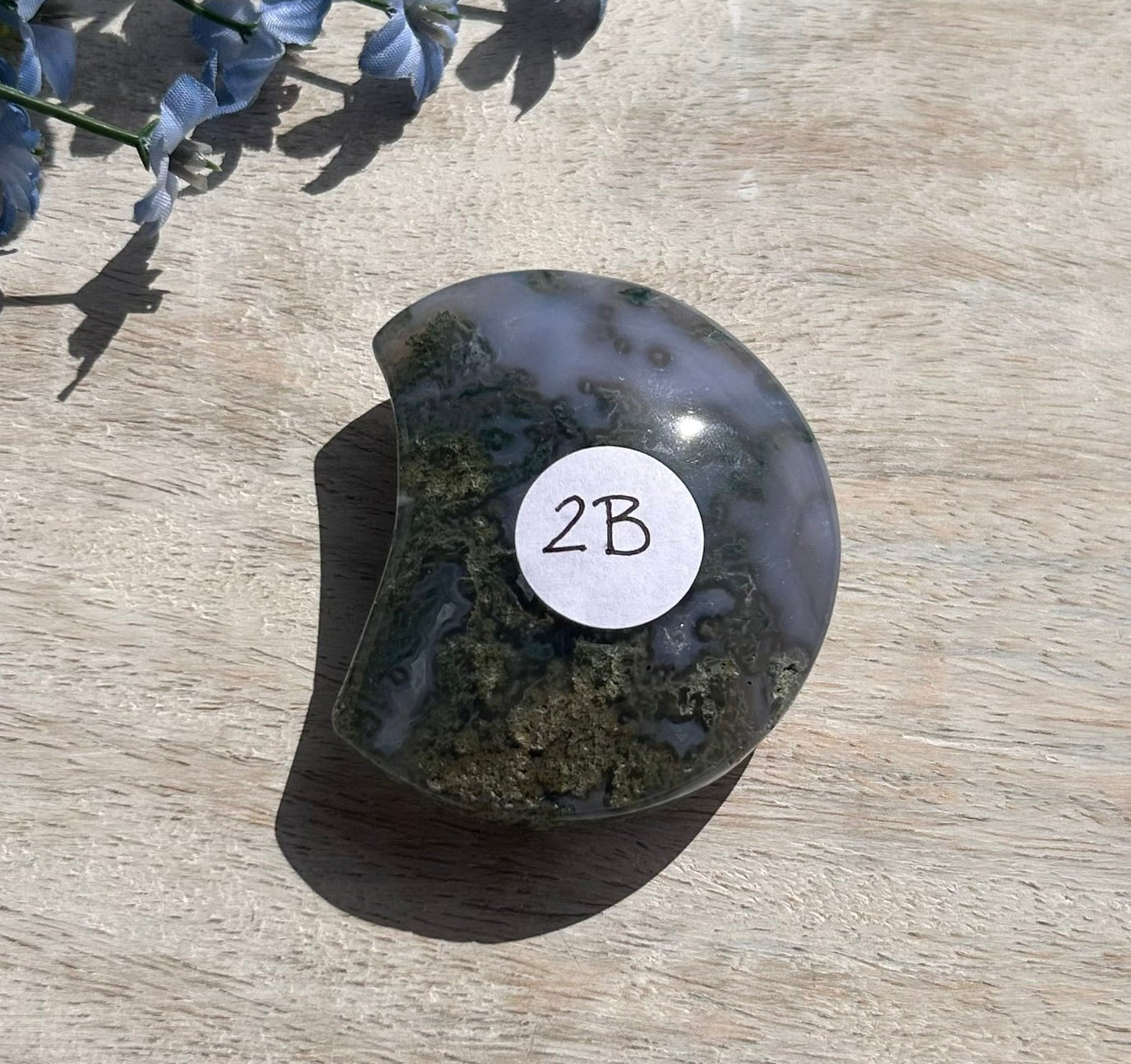 Moss Agate Moon - 2B
