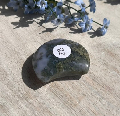 Moss Agate Moon - 2B