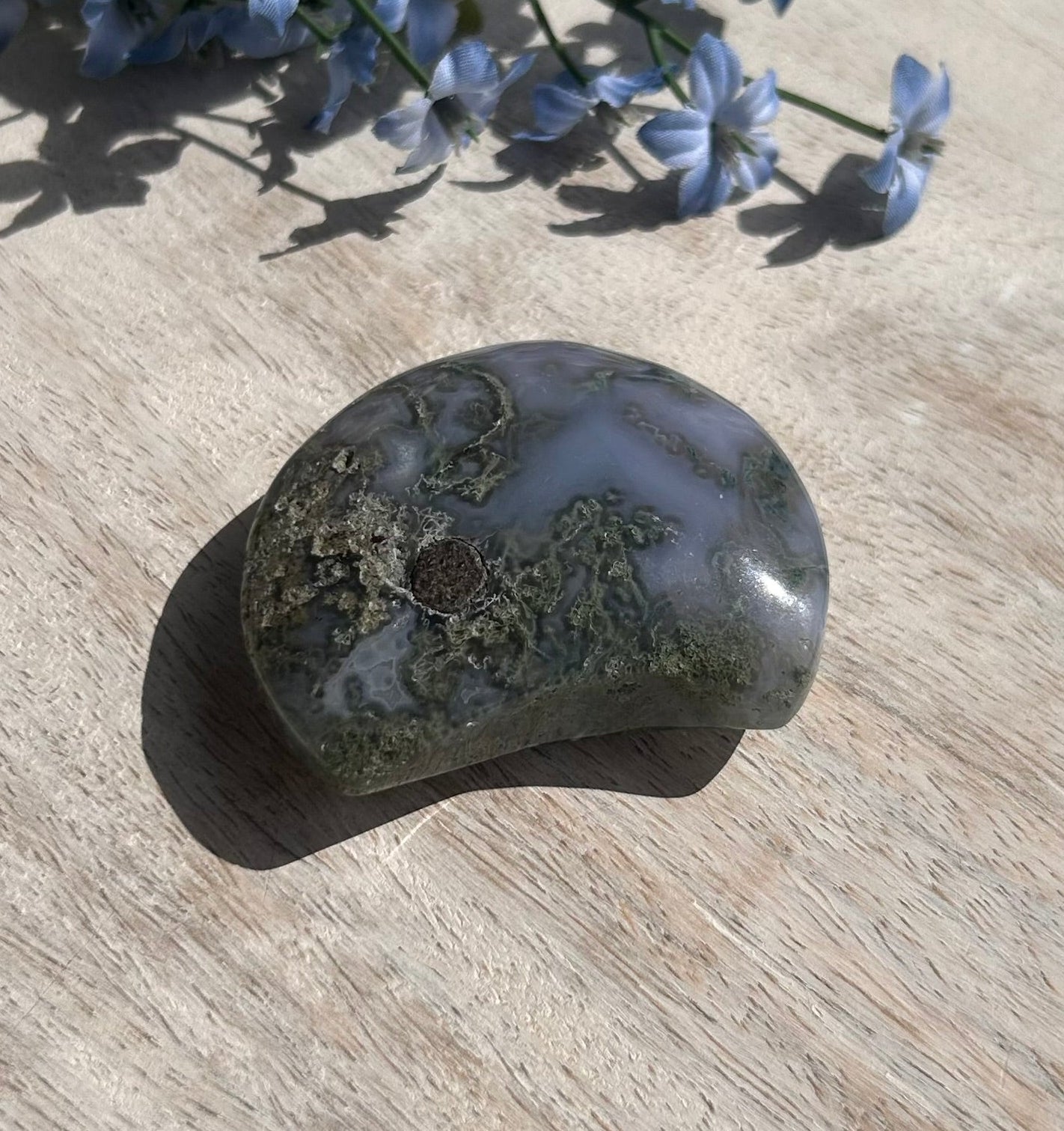 Moss Agate Moon - 2B