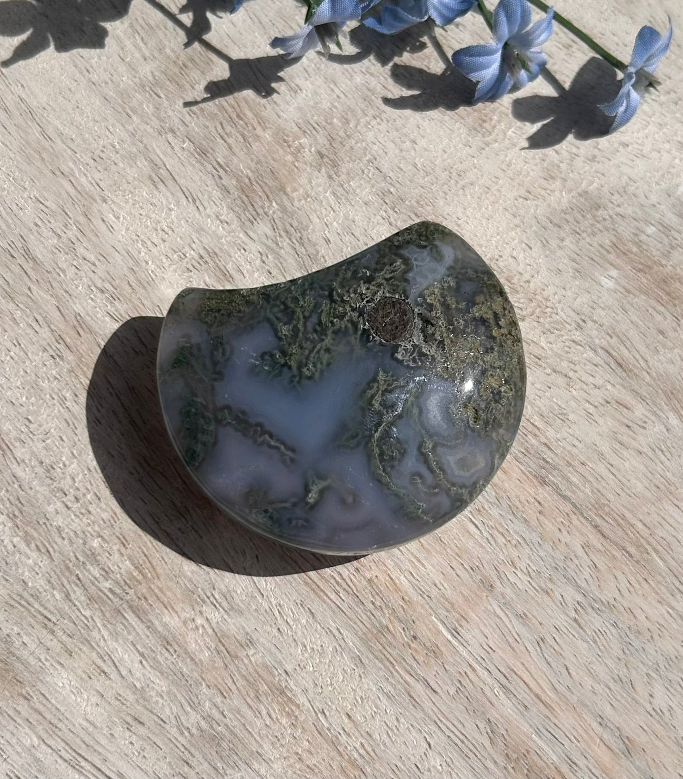 Moss Agate Moon - 2B