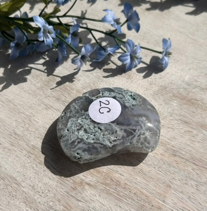 Moss Agate Moon - 2C