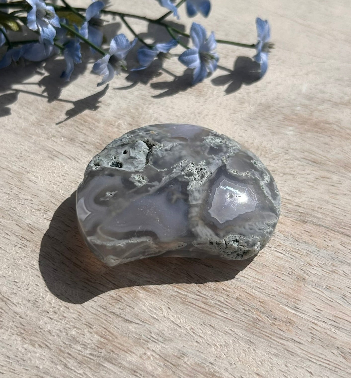 Moss Agate Moon - 2C