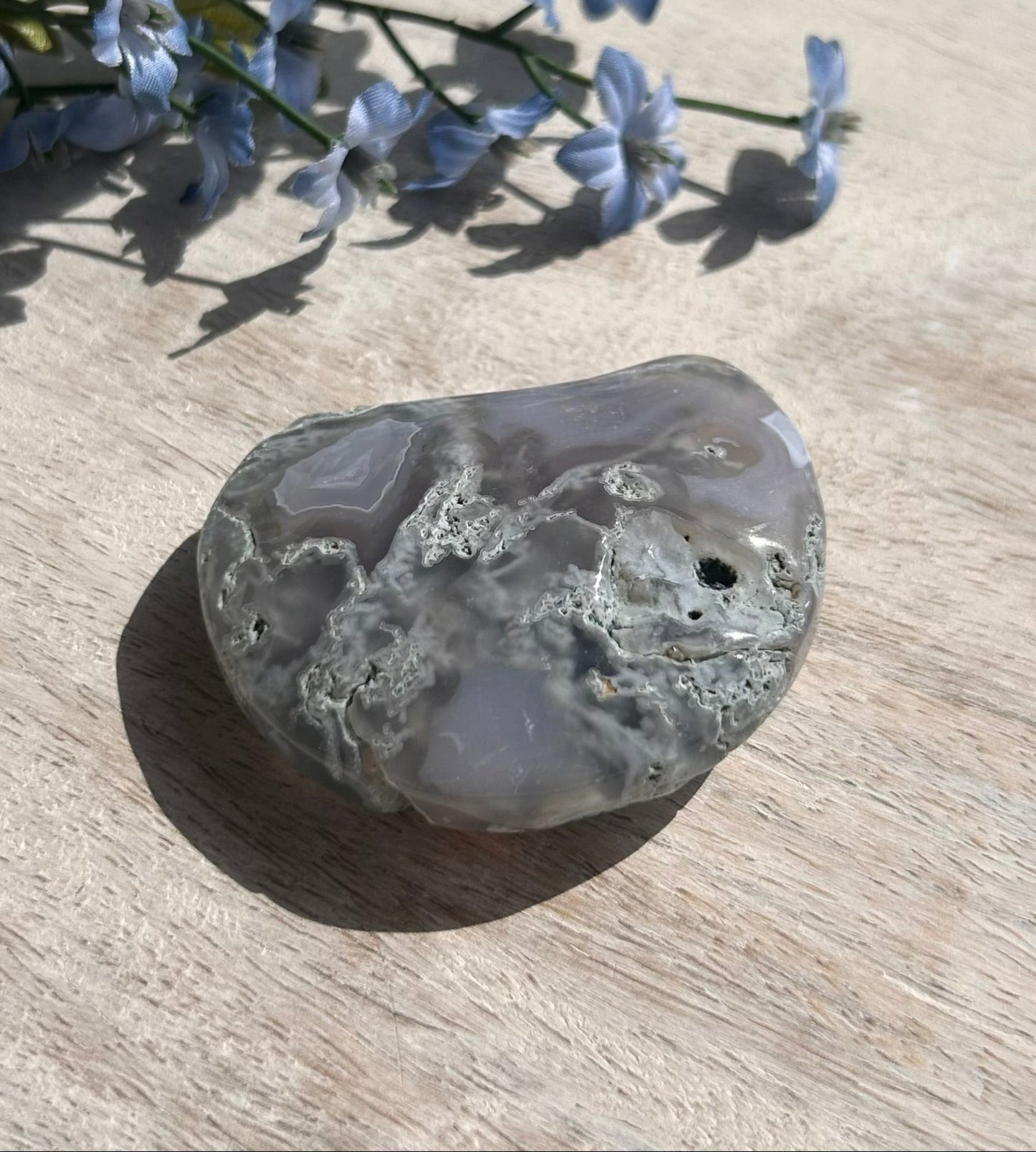 Moss Agate Moon - 2C