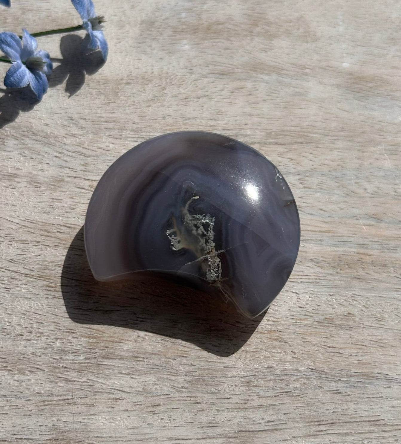 Moss Agate Moon - 2A