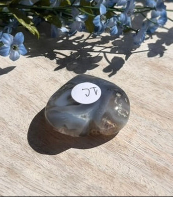 Moss Agate Heart - 1C