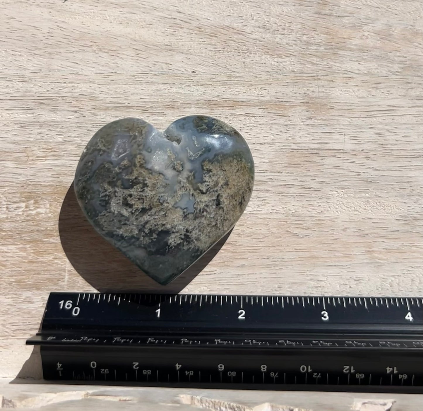 Moss Agate Heart - 1K