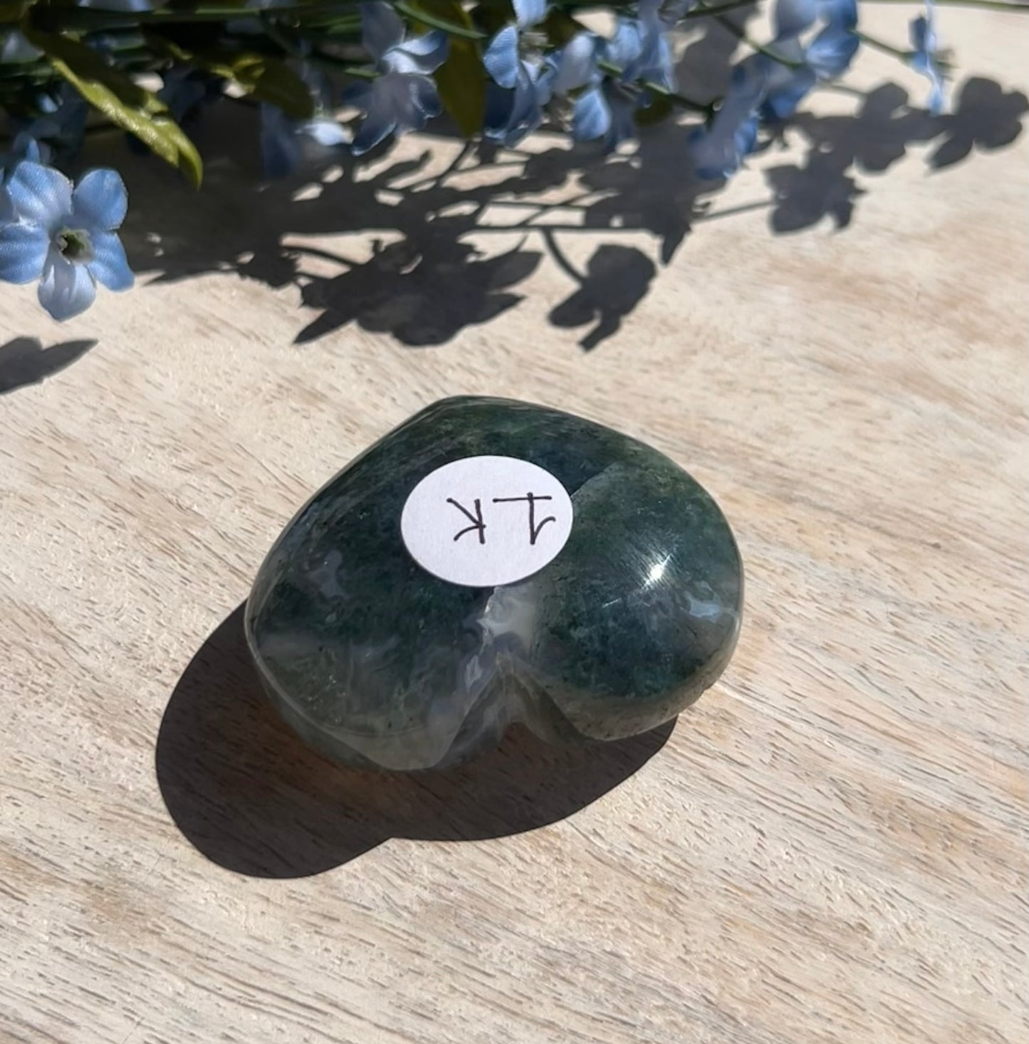 Moss Agate Heart - 1K