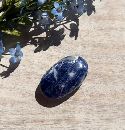 Sodalite Palm Stone - 16B