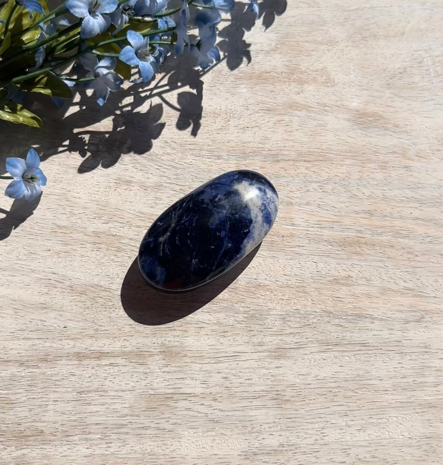 Sodalite Palm Stone - 16E