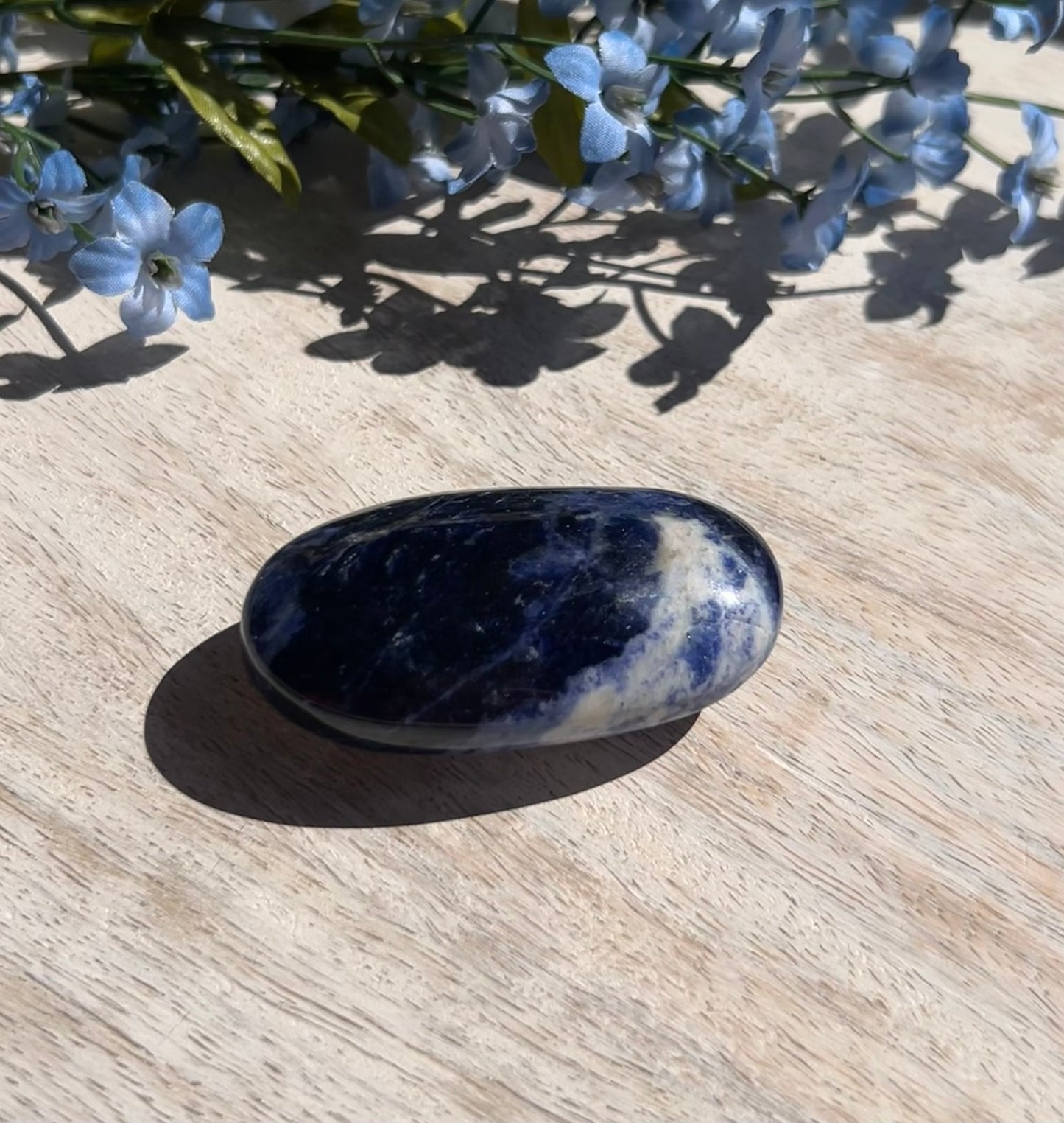 Sodalite Palm Stone - 16E