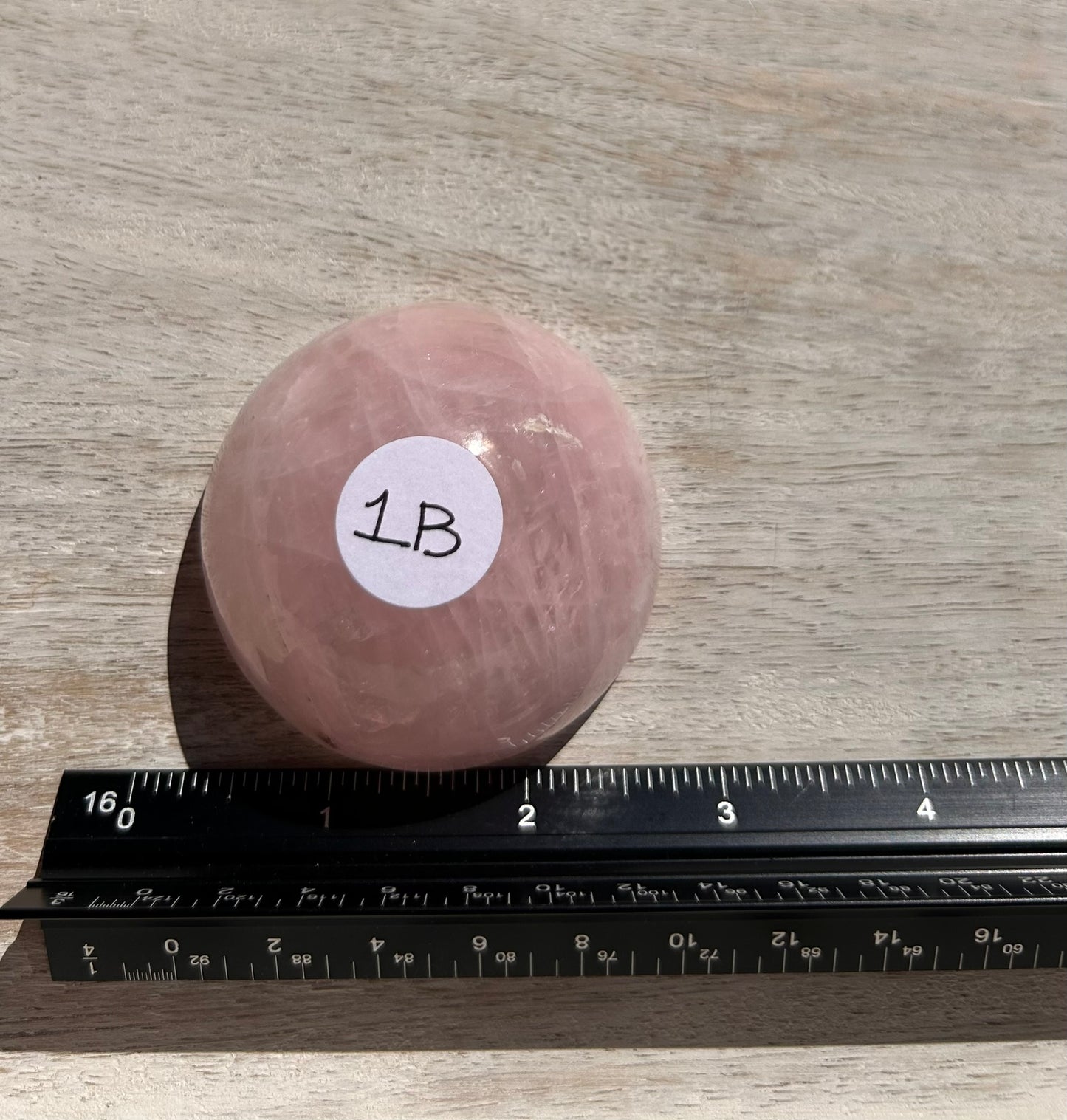 (One) Beautiful Rose Quartz Bowl - (2") - 1B