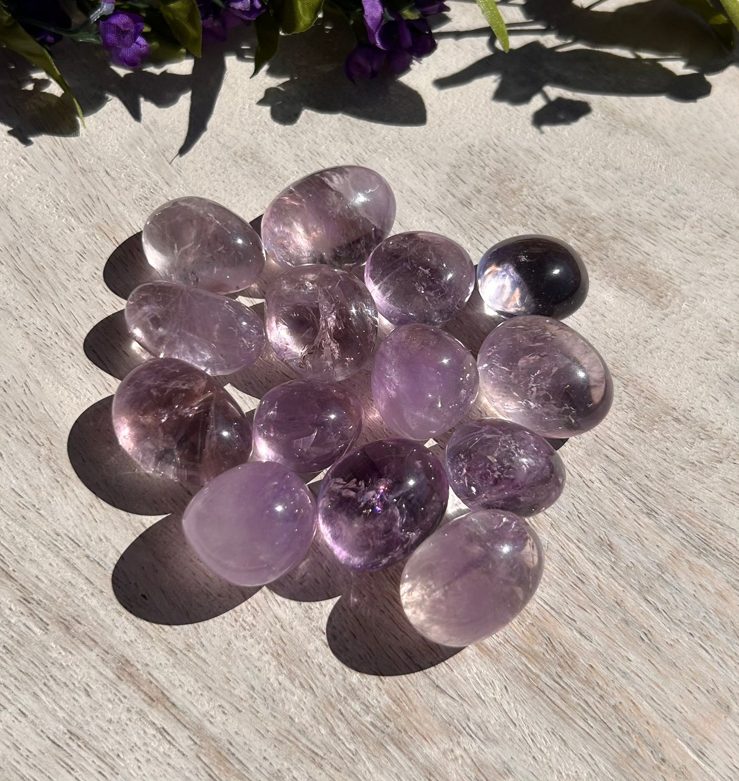 (One) Amethyst Tumble - $4.50ea