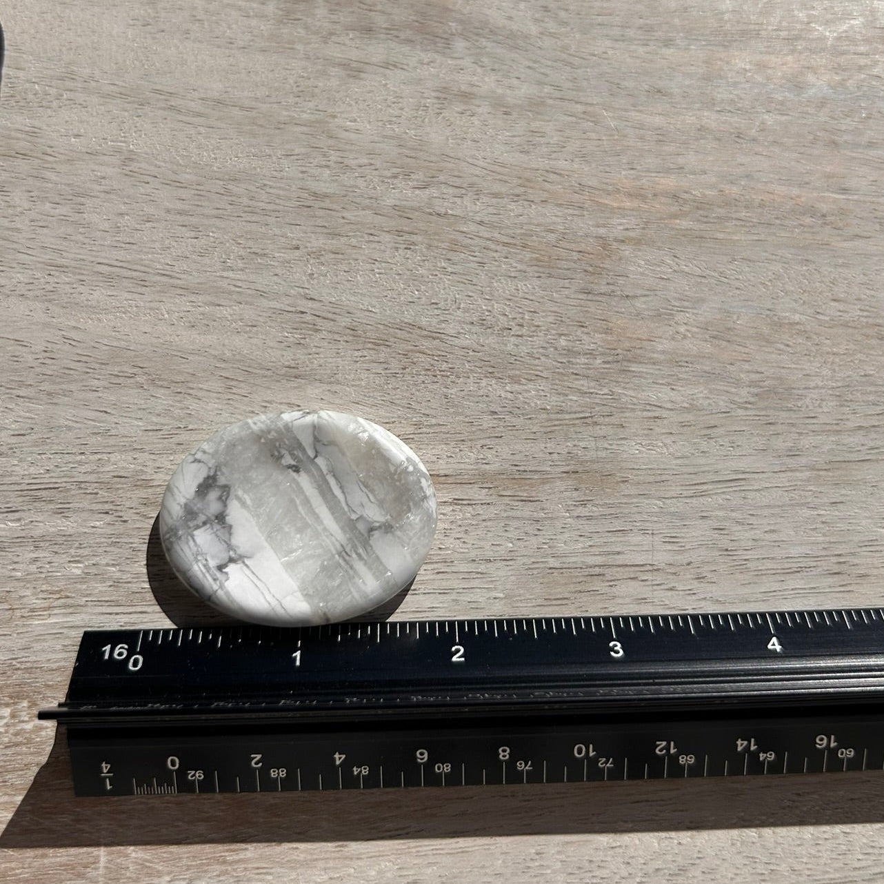 (One) Howlite Worry Stone - $4.99ea