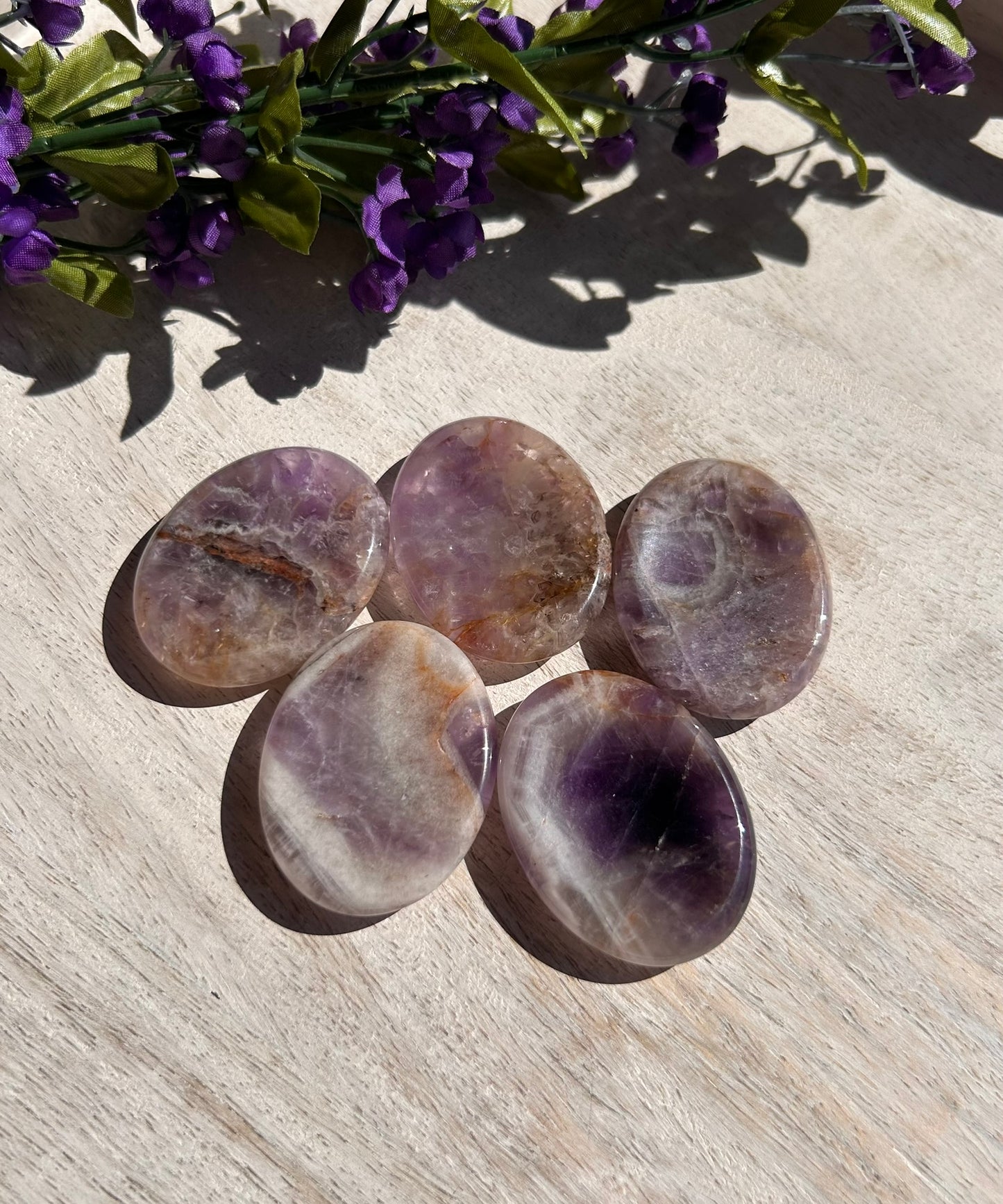 (One) Amethyst Worry Stone - $4.99ea