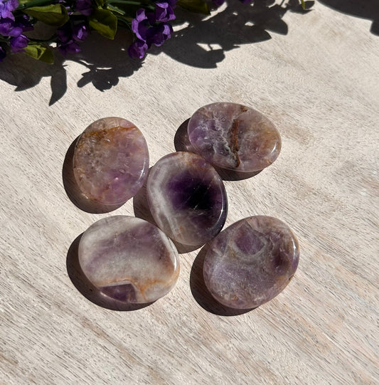 (One) Amethyst Worry Stone - $4.99ea