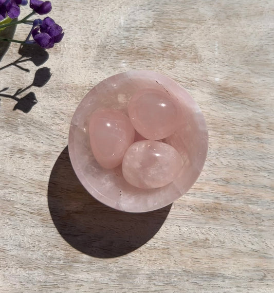 (One) Rose Quartz Tumble - $3.99ea