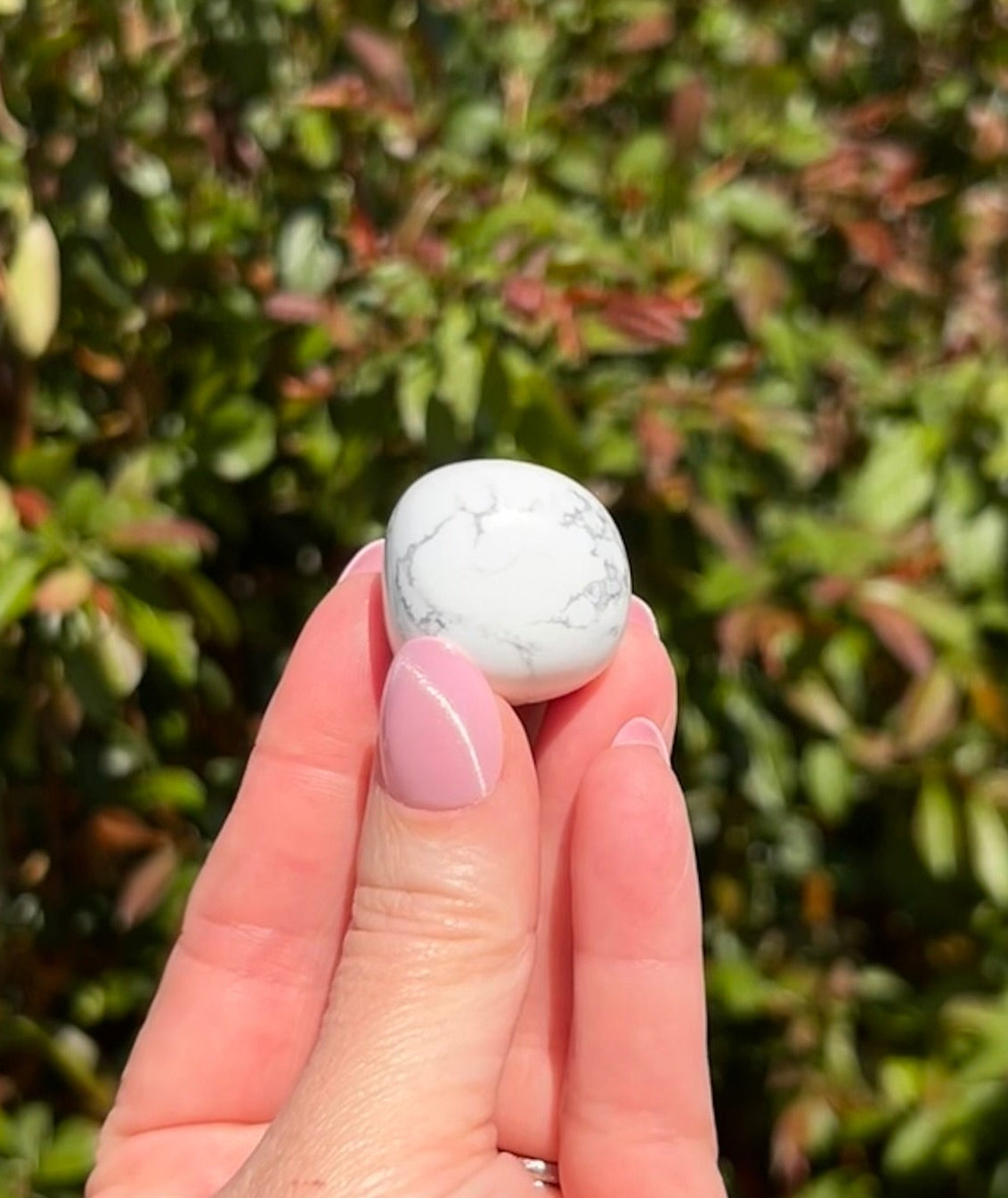 (One) Howlite Tumble - $3.99ea
