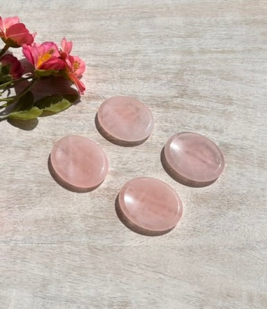 (One) Rose Quartz Worry Stone - $4.99ea