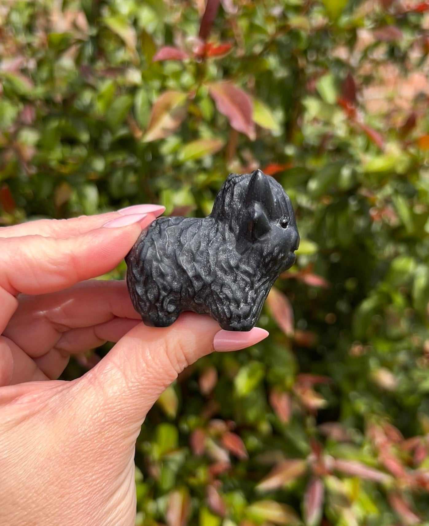 (One) 2" Black Onyx Cow carving ~ $17.99ea