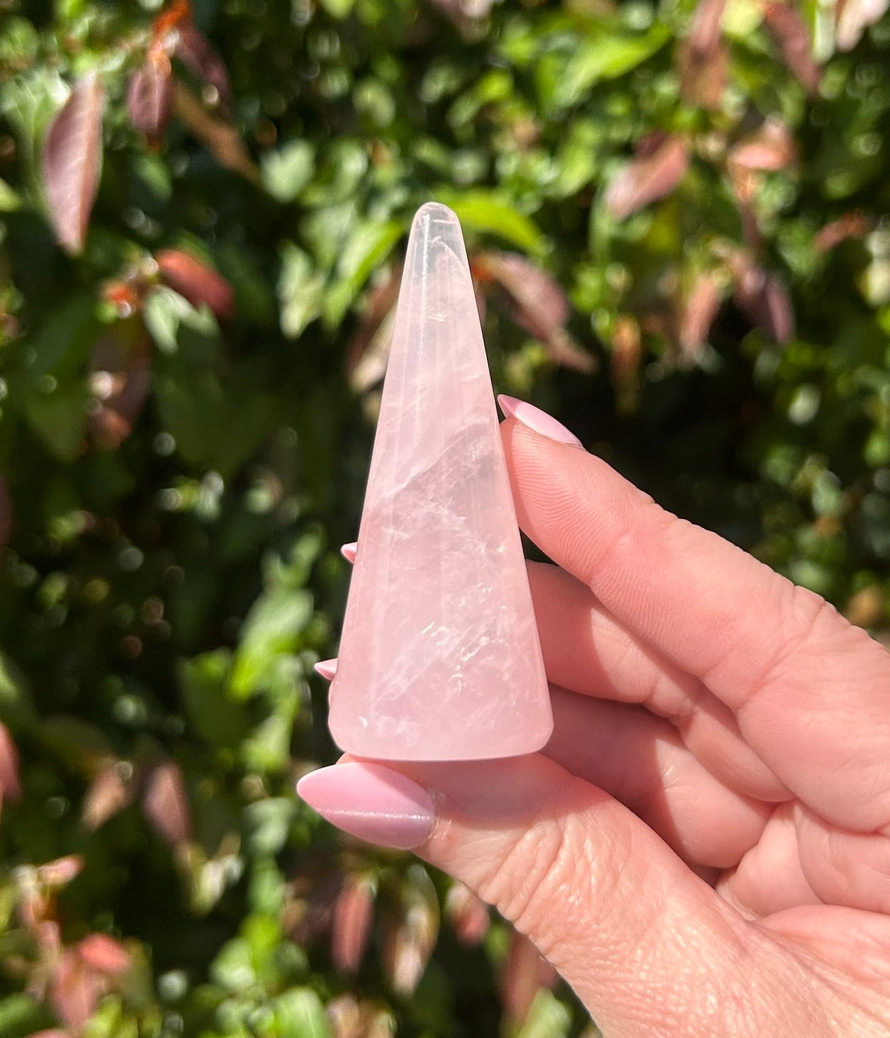 Rose Quartz Ring Holder - 10G