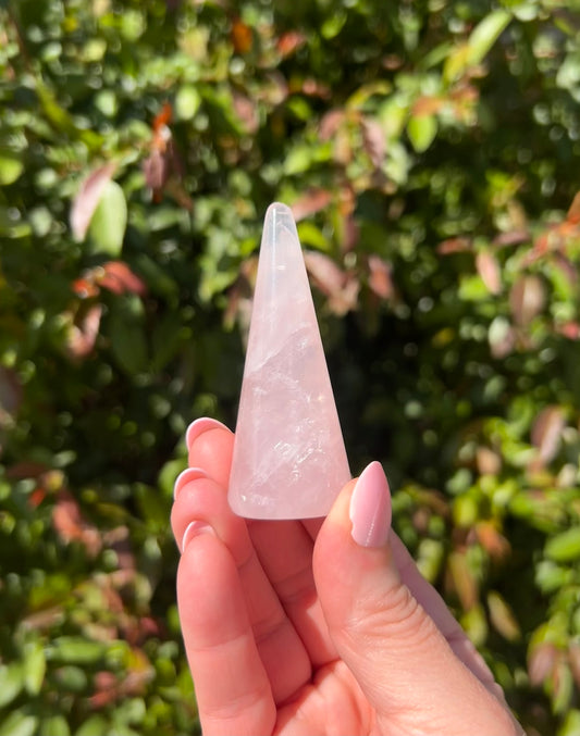 Rose Quartz Ring Holder - 10G