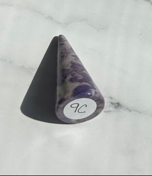 Stunning Lavendar Jade Ring Holder - 9C