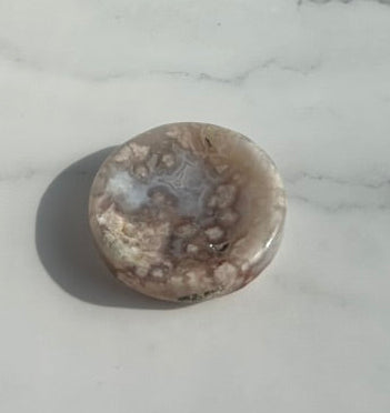 Flower Agate Bowl / Ring Holder (2") - 8J