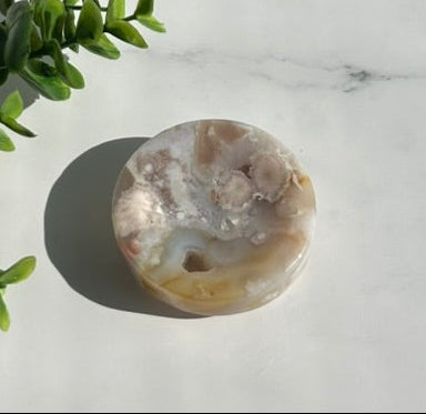 Flower Agate Bowl / Ring Holder (2")  - 8B