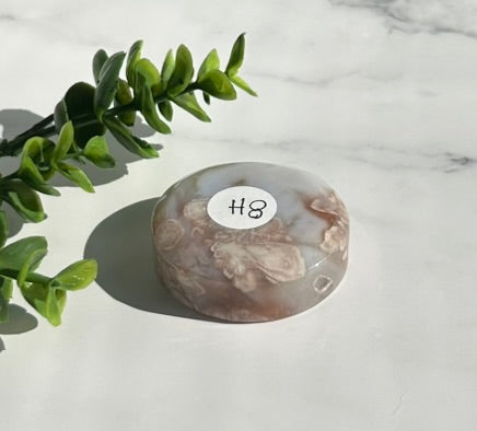 Flower Agate Bowl / Ring Holder (2") - 8H