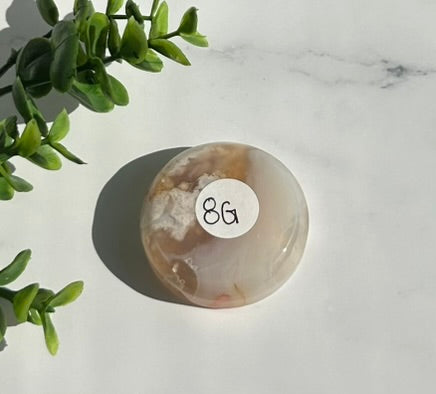Flower Agate Bowl / Ring Holder (2") - 8G