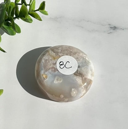 Flower Agate Bowl / Ring Holder (2") - 8C