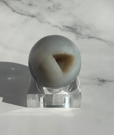 Druzy Agate Sphere - A18A