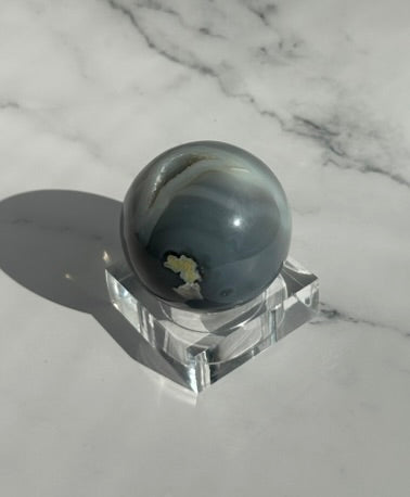 Druzy Agate Sphere - A18D