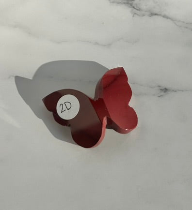 Mookaite 3D Butterfly - 2D