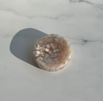 Flower Agate Bowl / Ring Holder (2") - 8D
