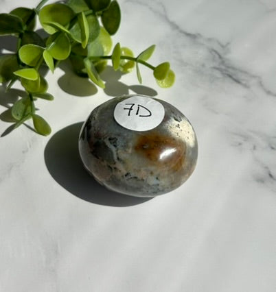 Ocean Jasper Palm Stone - 7D