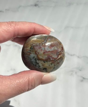 Ocean Jasper Palm Stone - 7D